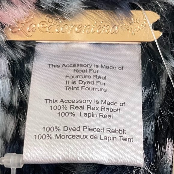 Rex Rabbit Fur Headband from La Fiorentina - Picture 3 of 4